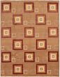 Casual  Transitional Brown Area rug 6x9 Afghan Hand-knotted 287556