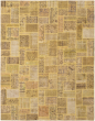 Casual  Transitional Brown Area rug 6x9 Turkish Hand-knotted 295965