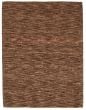 Stripes  Transitional Brown Area rug 4x6 Indian Handmade 315276