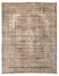 Overdyed  Transitional Grey Area rug 9x12 Turkish Hand-knotted 317918