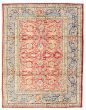 Bordered  Traditional Red Area rug Unique Persian Hand-knotted 324822