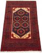 Persian Style 3'1" x 5'11" Hand-knotted Wool Rug 