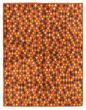 Bohemian  Tribal Orange Area rug 4x6 Afghan Hand-knotted 353880