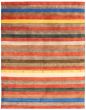 Gabbeh  Tribal Brown Area rug 9x12 Indian Hand Loomed 370749