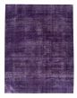 Overdyed  Transitional Purple Area rug 9x12 Turkish Hand-knotted 374303