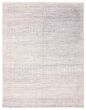 Transitional Grey Area rug 9x12 Indian Hand-knotted 377093