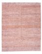 Transitional Brown Area rug 6x9 Indian Hand-knotted 377261