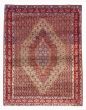 Bordered  Traditional Red Area rug 3x5 Persian Hand-knotted 385157