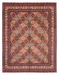 Bordered  Traditional Red Area rug 9x12 Afghan Hand-knotted 390629