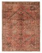 Geometric  Traditional Brown Area rug 6x9 Turkish Hand-knotted 391005