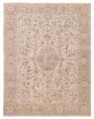 Vintage Ivory Area rug 9x12 Turkish Hand-knotted 392182