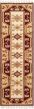 Bordered  Traditional Red Runner rug 8-ft-runner Turkish Hand-knotted 293680