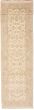 Bordered  Traditional Ivory Runner rug 18-ft-runner Indian Hand-knotted 340817