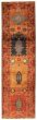 Bordered  Traditional Red Runner rug 10-ft-runner Afghan Hand-knotted 346685