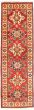 Bordered  Traditional Red Runner rug 10-ft-runner Afghan Hand-knotted 347230