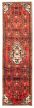 Bordered  Traditional Red Runner rug 10-ft-runner Persian Hand-knotted 352384