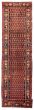 Bordered  Traditional Blue Runner rug 16-ft-runner Persian Hand-knotted 366301