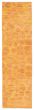 Contemporary  Transitional Orange Runner rug 12-ft-runner Pakistani Hand-knotted 374976