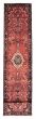 Bordered  Traditional Red Runner rug 10-ft-runner Persian Hand-knotted 380491