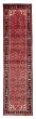 Bordered  Traditional Red Runner rug 10-ft-runner Persian Hand-knotted 380572