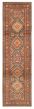 Geometric  Transitional Brown Runner rug 10-ft-runner Afghan Hand-knotted 390139