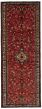 Bordered  Traditional Red Runner rug 11-ft-runner Persian Hand-knotted 260734