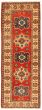 Bordered  Traditional Red Runner rug 6-ft-runner Afghan Hand-knotted 337357