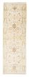 Bordered  Traditional Ivory Runner rug 8-ft-runner Indian Hand-knotted 377929