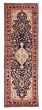 Bordered  Traditional Blue Runner rug 10-ft-runner Turkish Hand-knotted 385641