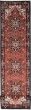 Geometric  Traditional Brown Runner rug 20-ft-runner Indian Hand-knotted 219733