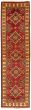 Bordered  Traditional Red Runner rug 10-ft-runner Afghan Hand-knotted 347182
