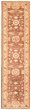 Bordered  Traditional Brown Runner rug 10-ft-runner Pakistani Hand-knotted 362543