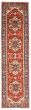 Bordered  Traditional Red Runner rug 10-ft-runner Indian Hand-knotted 369960