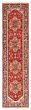 Bordered  Traditional Red Runner rug 10-ft-runner Indian Hand-knotted 370029