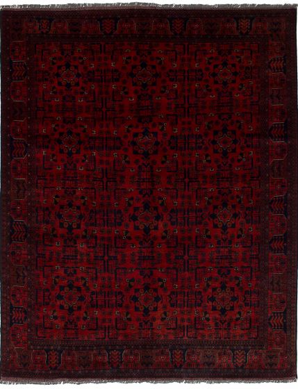 Traditional  Tribal Brown Area rug 5x8 Afghan Hand-knotted 244113