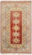 Bordered  Traditional Brown Area rug 5x8 Turkish Hand-knotted 293297