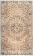Overdyed  Transitional Grey Area rug 5x8 Turkish Hand-knotted 327991