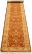 Bordered  Traditional Brown Runner rug 16-ft-runner Pakistani Hand-knotted 330320