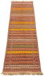 Turkish Ottoman Kashkoli 2'4" x 9'6" Flat-Weave Wool Tapestry Kilim 