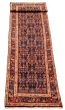 Persian Hamadan 3'5" x 15'8" Hand-knotted Wool Rug 