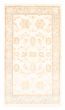 Bordered  Traditional Ivory Area rug 3x5 Pakistani Hand-knotted 380009