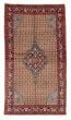 Bordered  Traditional Brown Area rug 5x8 Persian Hand-knotted 383771