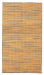 Flat-weaves & Kilims  Transitional Orange Area rug 5x8 Indian Flat-Weave 387395