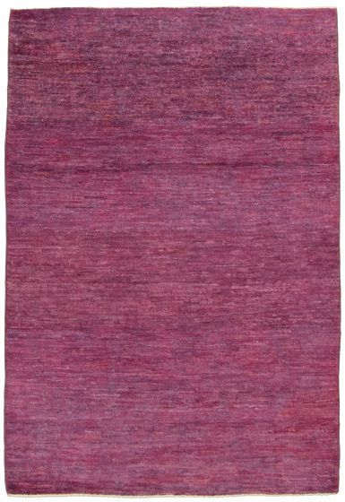 Gabbeh  Tribal Purple Area rug 3x5 Pakistani Hand-knotted 339840