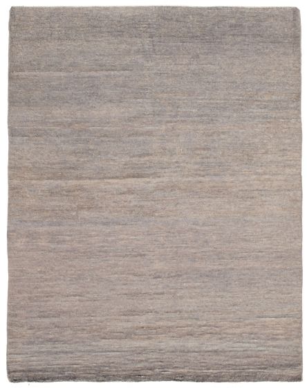 Gabbeh  Tribal Grey Area rug 6x9 Pakistani Hand-knotted 339374