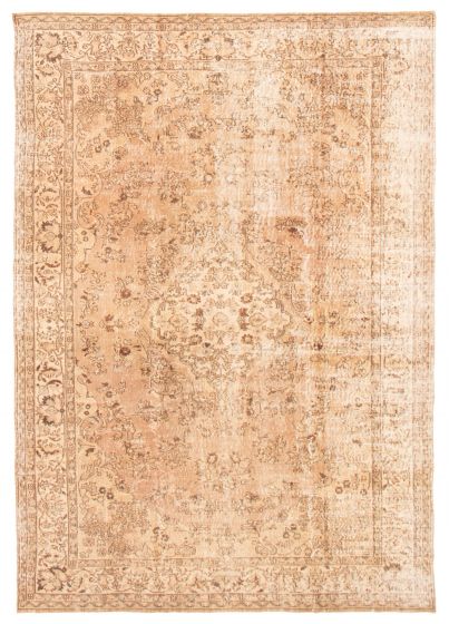 Traditional  Vintage Brown Area rug 6x9 Turkish Hand-knotted 366726