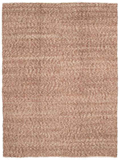Flat-weaves & Kilims  Tribal Brown Area rug 9x12 Turkish Flat-Weave 362380