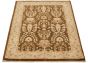 Bordered  Traditional Brown Area rug 3x5 Indian Hand-knotted 292993