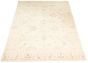 Bordered  Traditional Ivory Area rug 5x8 Turkish Hand-knotted 308564