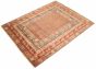Indian Pazirik 8'0" x 10'2" Hand-knotted Wool Red Rug